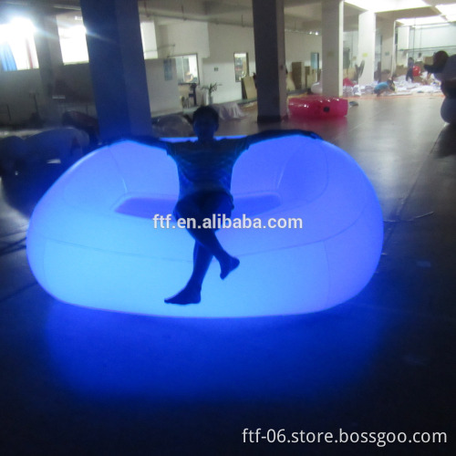 2016 LED inflatable sofa/ inflatable sofa with led light